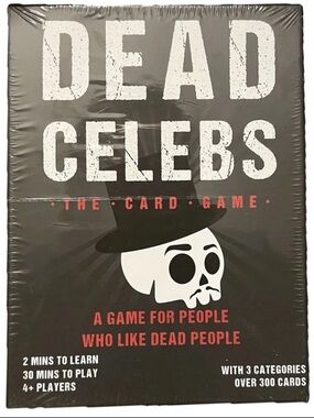 Dead Celebs Party Card Game